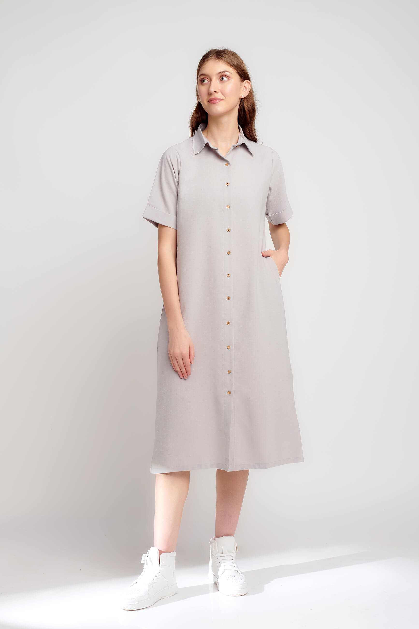 Day Dream Button up shit dress