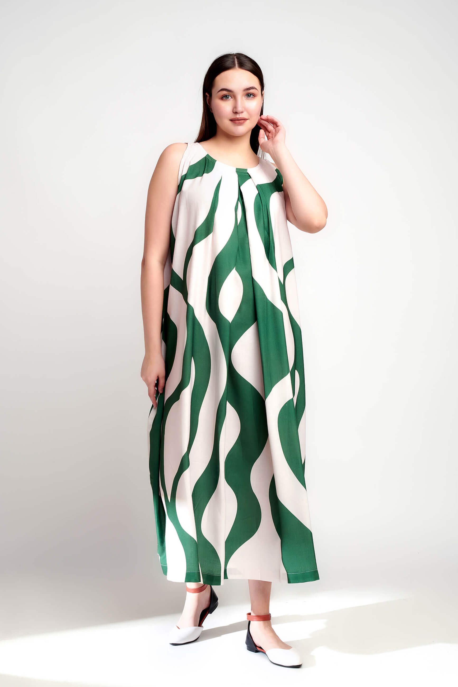 Stroke of Serenity Long Dress
