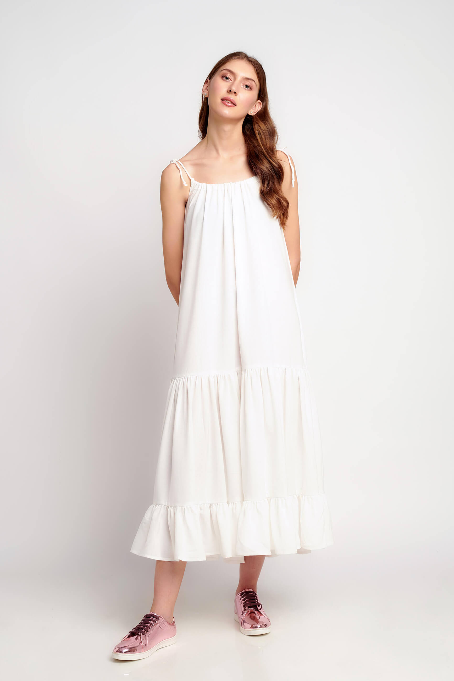 Angels Whisper White Maxi Dress