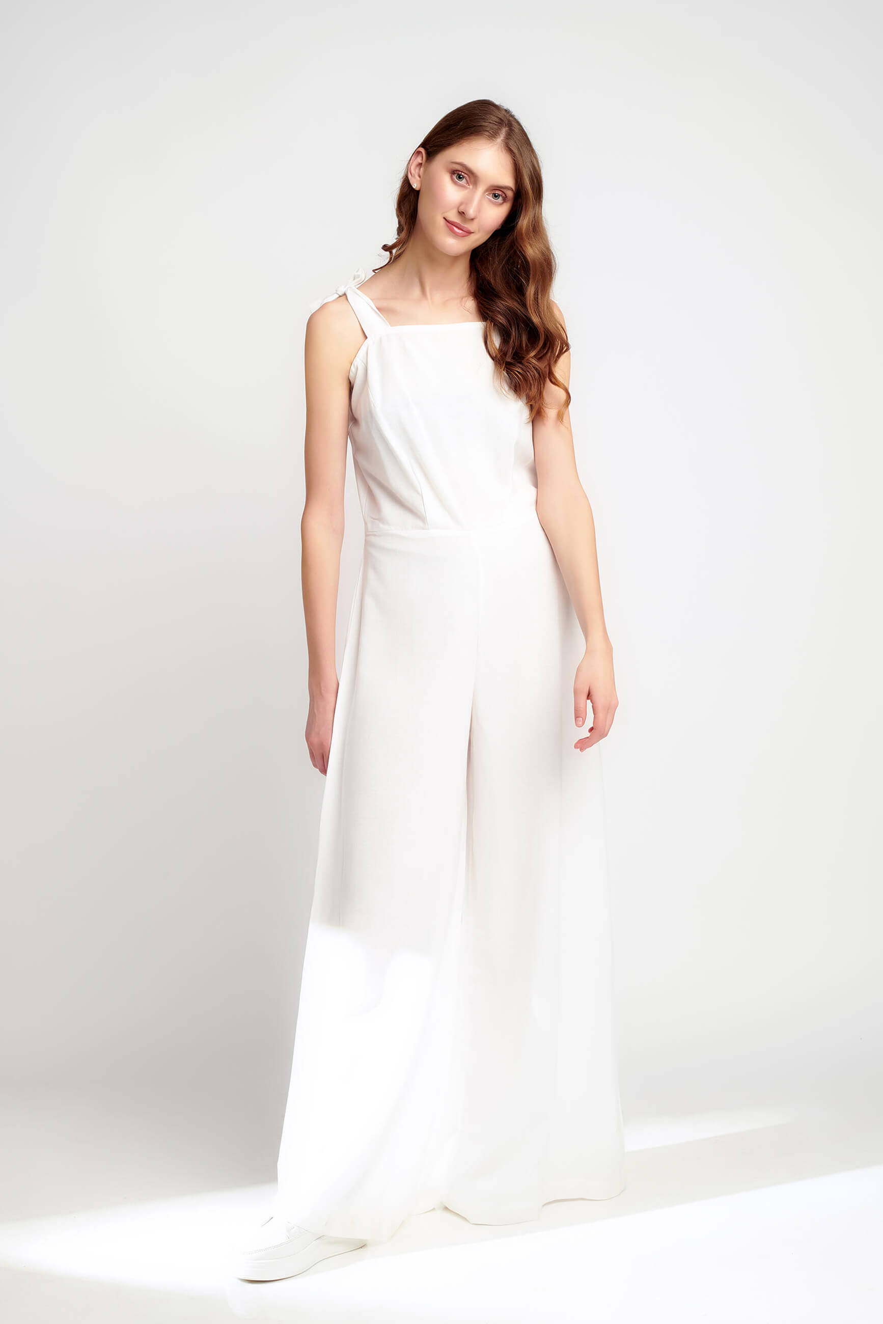 Frosty Chic Linen Jumpsuit