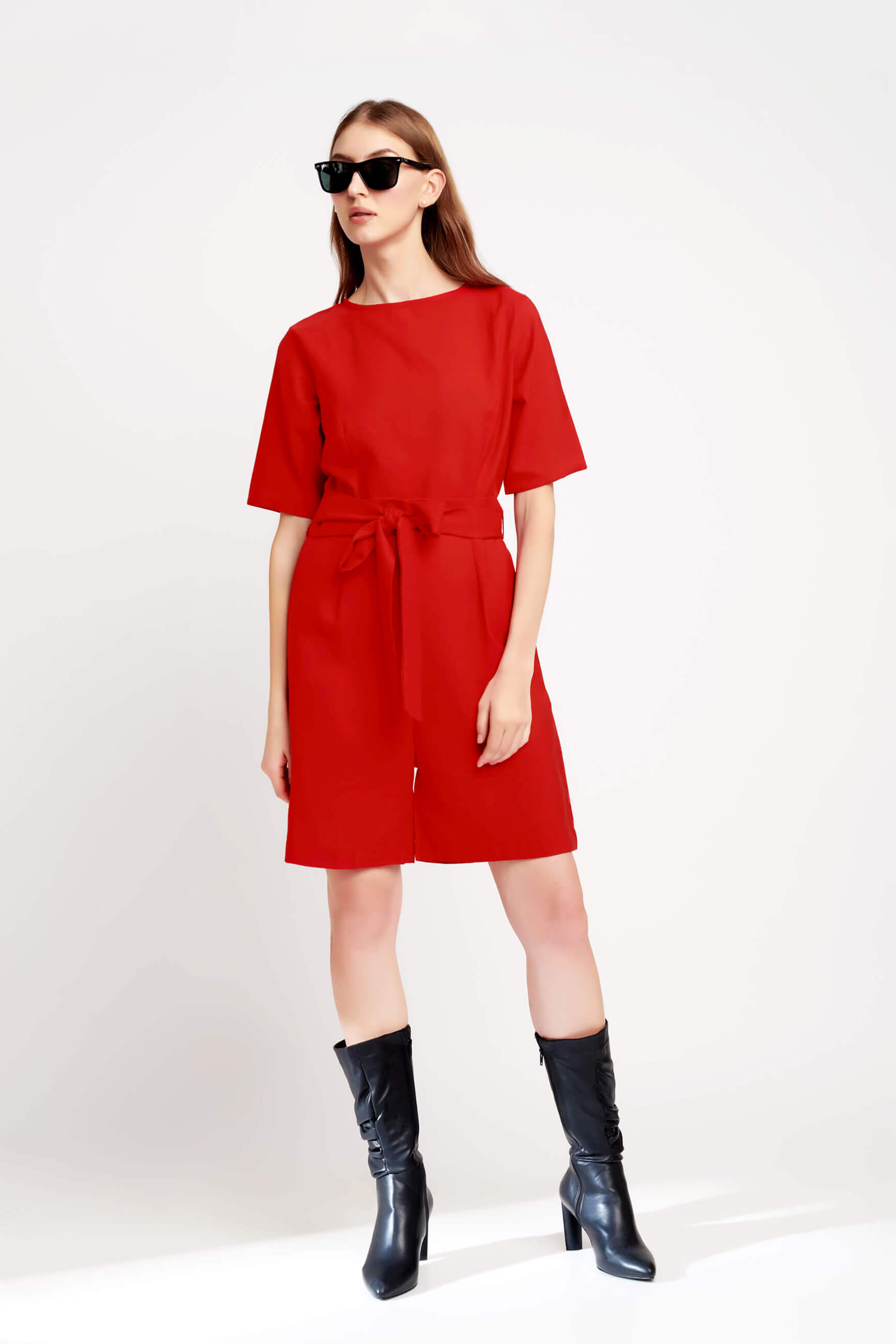 Cherry Crush Linen Jumpsuit